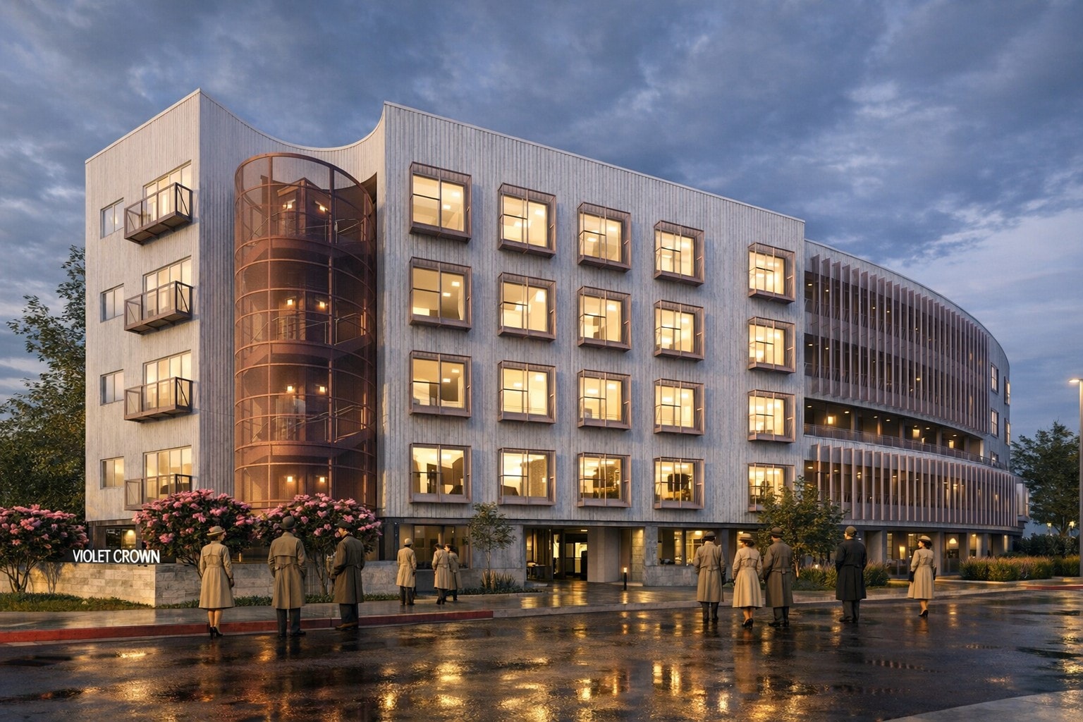 GDLP — 3D render mid century view 1