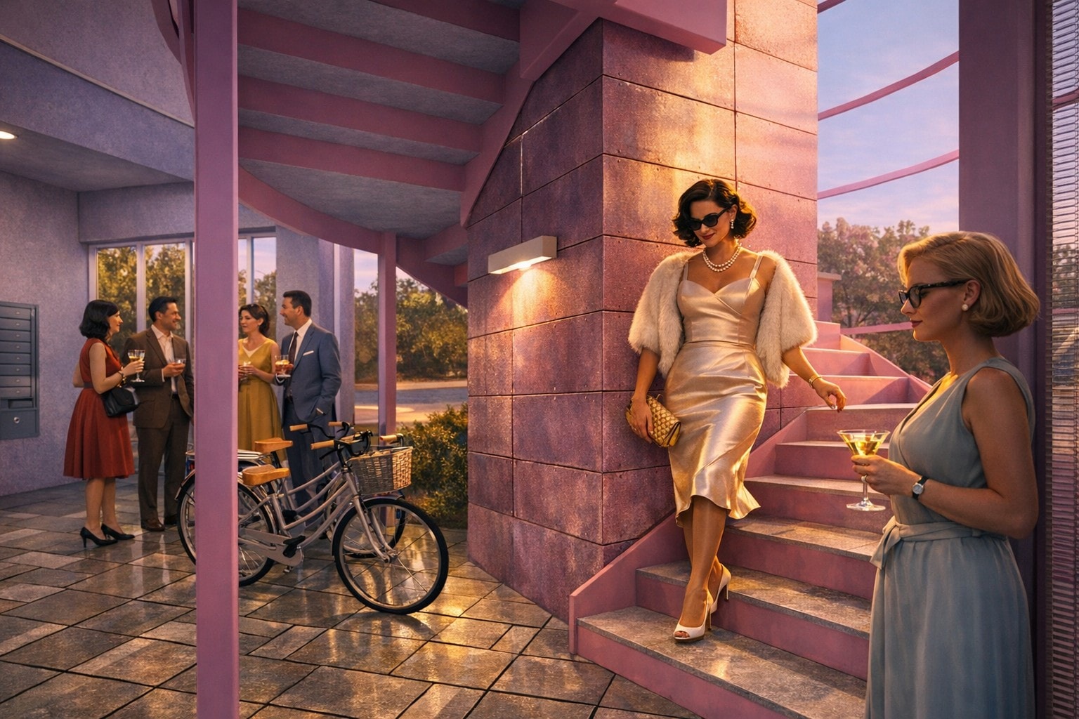 GDLP — 3D render, mid century view 37